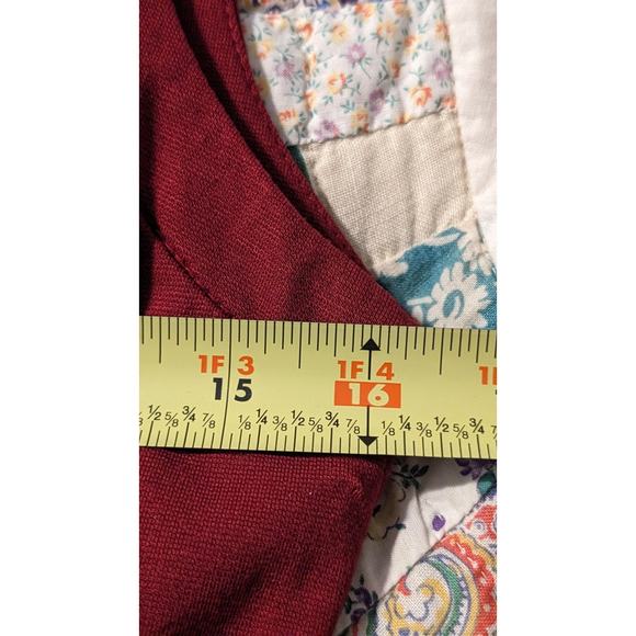 41Hawthorn Burgundy Dita Sleeveless Ponte Knit Tuck Pleated NWT Womens Sz M - Picture 14 of 15